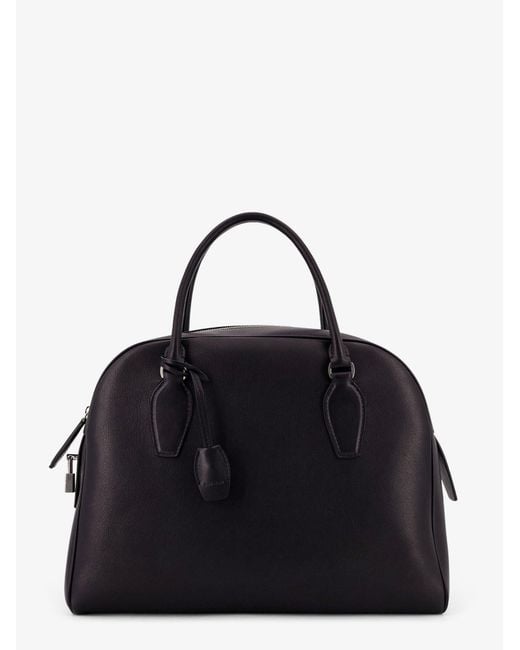 The Row Black India 12.00 Leather Handbag