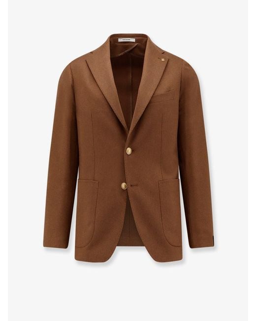 Tagliatore Brown Montecarlo Camel Blazer for men