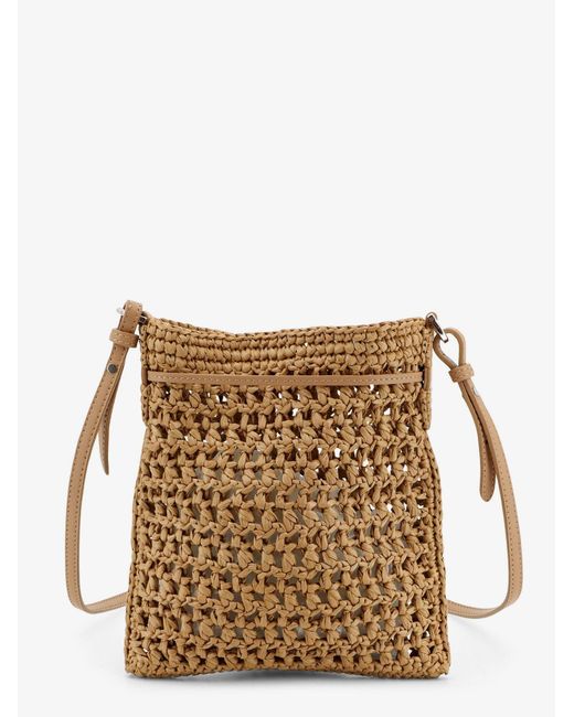 Tod's Brown Bucket Bag Raffia