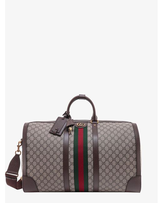 Gucci Men's GG Fabric Shopping Bag Brown