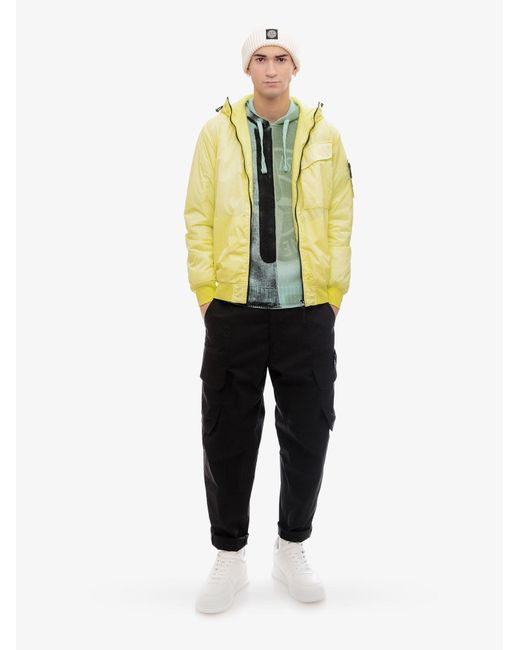 Stone Island Synthetic Jacket in Green 
