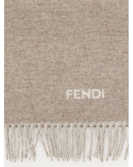 Sciarpa di Fendi in Natural da Uomo