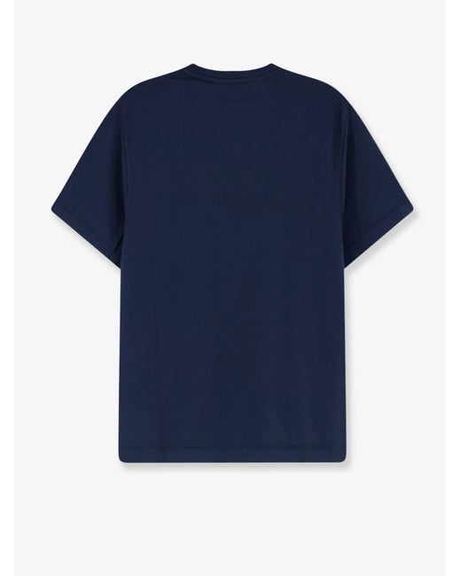 Mc2 Saint Barth Blue Orson Cotton T-Shirt for men