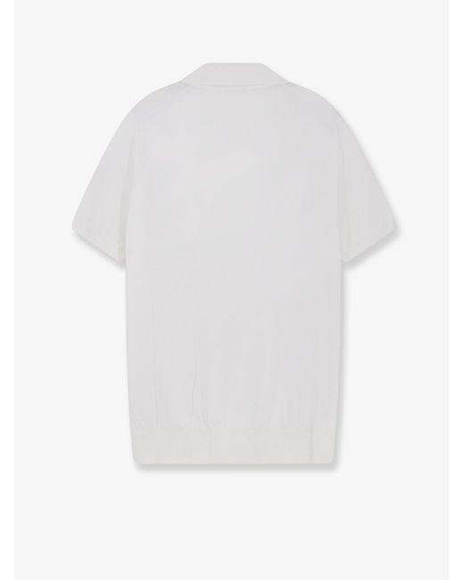 Polo di Alpha Studio in White da Uomo