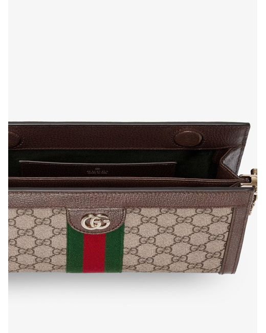 Gucci Gray Coated Canvas Ophidia Shoulder Bag