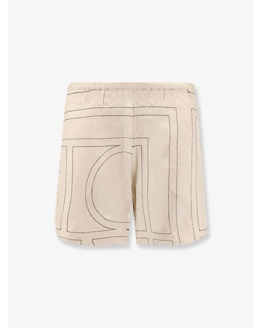 Totême Natural Silk Pajamas Shorts