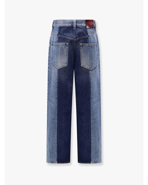 デニム・ジーパン Patchwork denim jeans with gucci rosso ancora Patchwork Denim Jeans With Gucci Rosso Ancora | italist