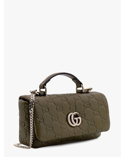 Gucci Multicolor Mini Gg Milano Leather Handbag With All-Over Gg Motif