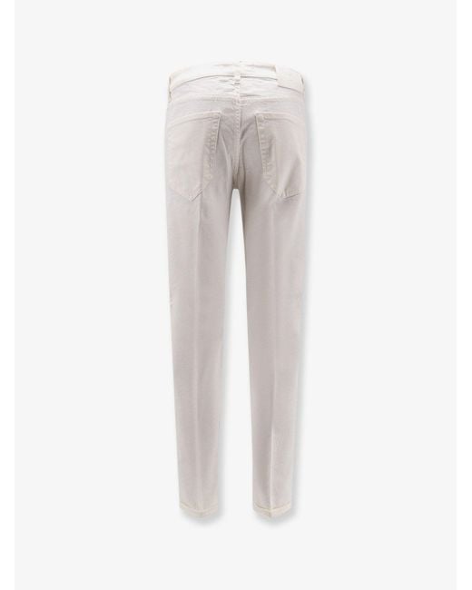 PT Torino White Reggae Denim Trousers for men