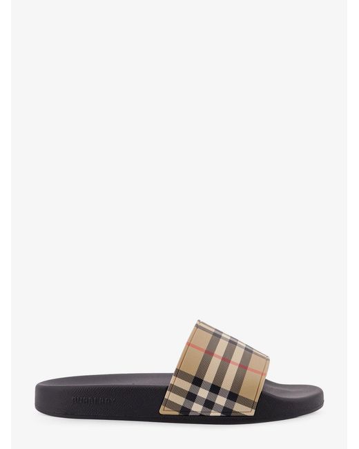 Burberry Multicolor Furley Rubber Slide for men