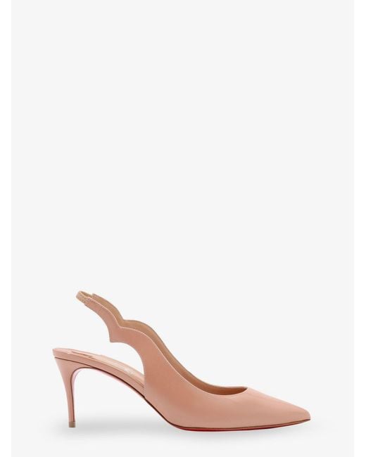 Christian Louboutin Pink Hot Chick Patent Leather Slingback Décolleté