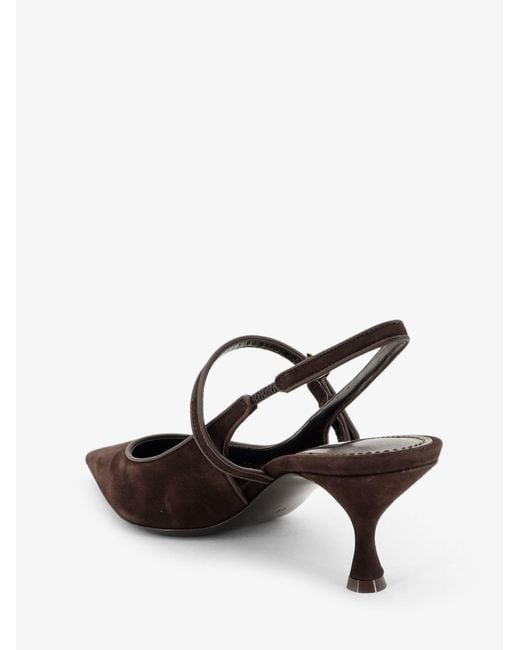 Dolce & Gabbana White Suede Décolleté