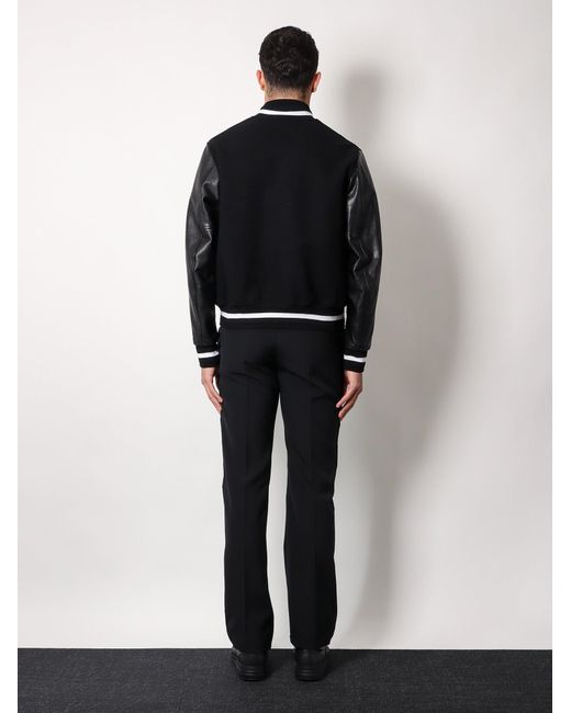 Giubbotto Bomber Con Logo di Givenchy in Black da Uomo