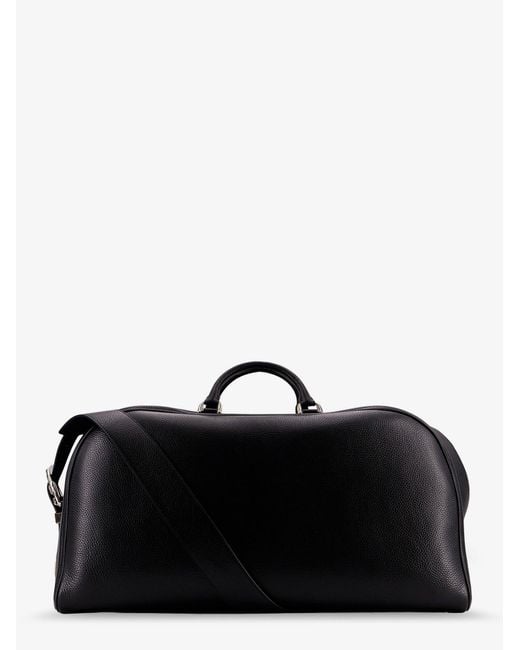 Enfants Riches Deprimes Black Belt Strap Weekender Leather Travel Bag for men