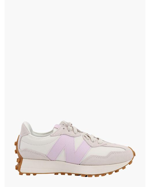 New Balance 327 Trainers In White & Pink Lyst UK
