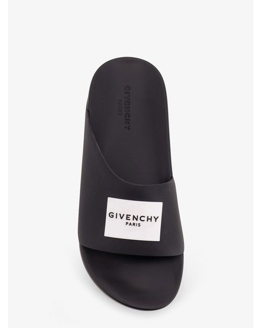Givenchy Black Sandals Gomma for men