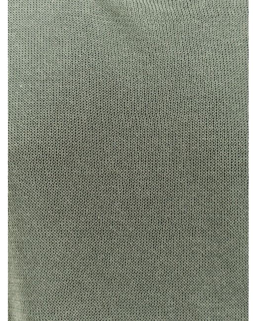 Semicouture Green Cotton Sweater