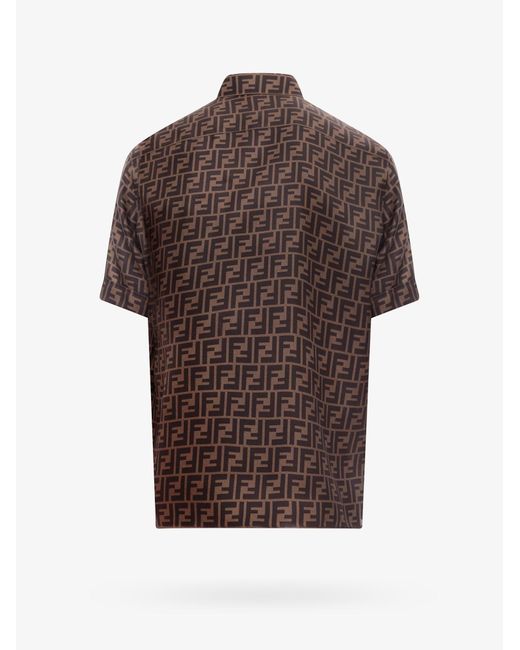 Fendi Brown Shirt for men