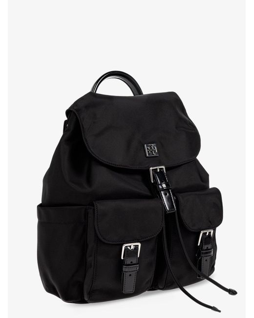 Tory Burch Black Virginia Nylon Backpack