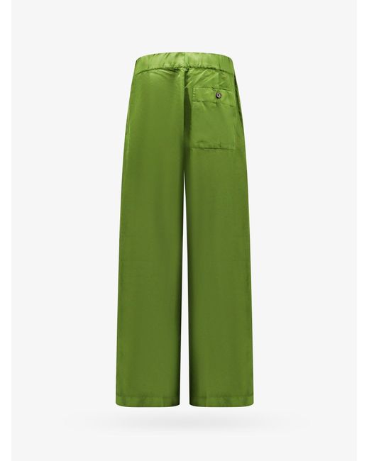 Dries Van Noten Green Trouser