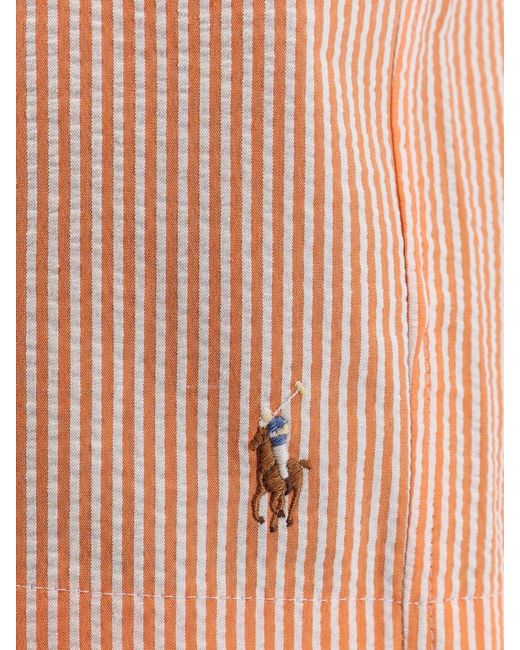 Polo Ralph Lauren Pink Cotton Blend Swim Boxer Shorts for men