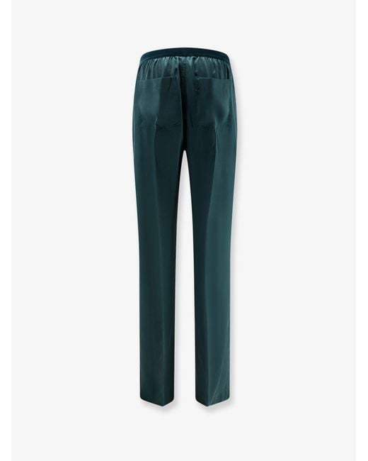 Tom Ford Blue Satin Trousers