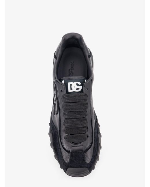 Dolce & Gabbana White Dg Athletic Leather Sneakers for men