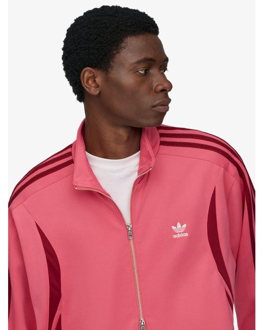 Adidas Red Polyamide, Cotton And Elastane Sweatshirt