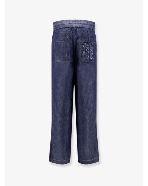 Loewe Blue Jeans With Adjustable Drawstring for men