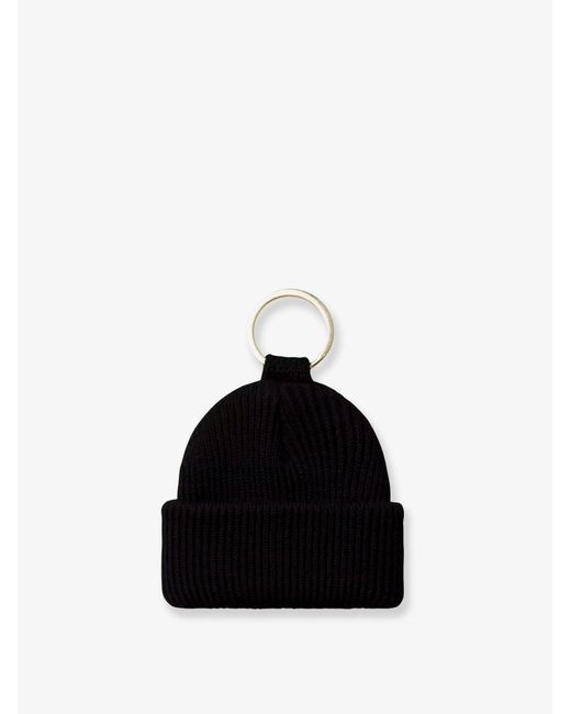 Carhartt Black Mini Watch Hat Knit Keychain for men