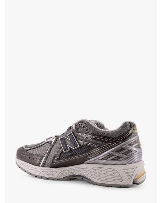 New Balance Gray 19064 Mesh Sneakers With Logo On The Side for men