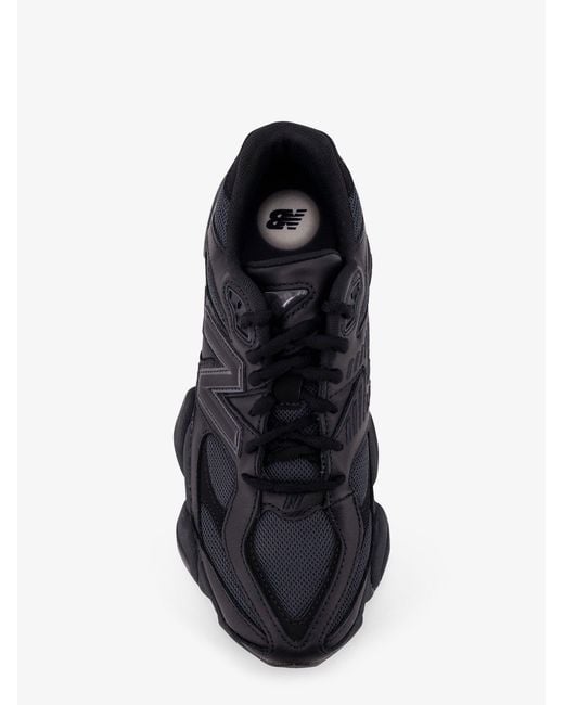 New Balance Black 9060 Mesh Sneakers With Logo On The Side