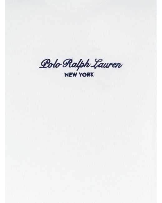 Polo Ralph Lauren White Cotton T-Shirt for men