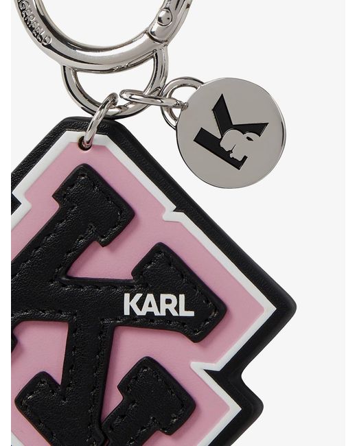 Karl Lagerfeld White Key Ring