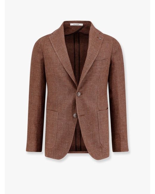 テーラードジャケット TAGLIATORE MONTECARLO - Linen and cotton jacket Tagliatore Linen and Cotton Jacket - MonteCarlo – LOZURI®