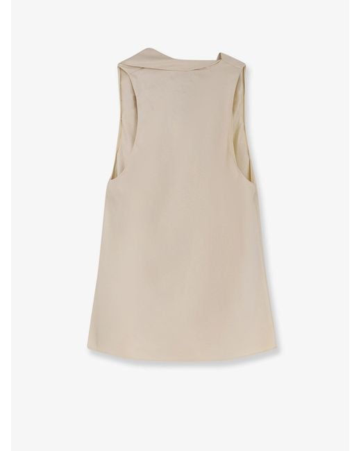 Vince Natural Satin Top