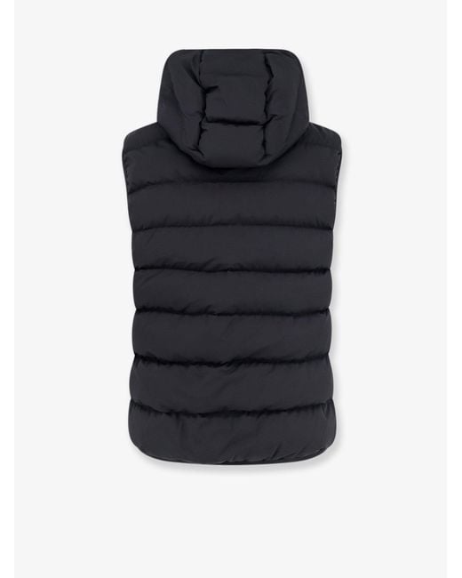 Moncler Black Arinella Matt Sleeveless Down Jacket for men