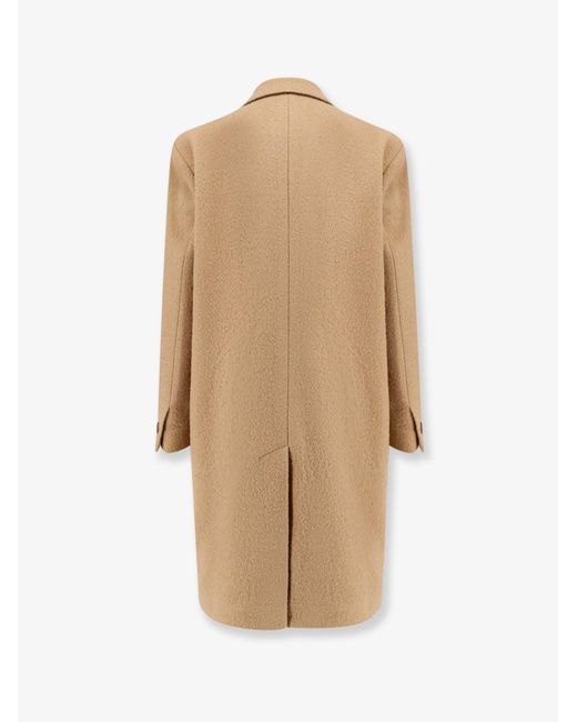 Hevò Natural Lucugnano Virgin Wool Coat