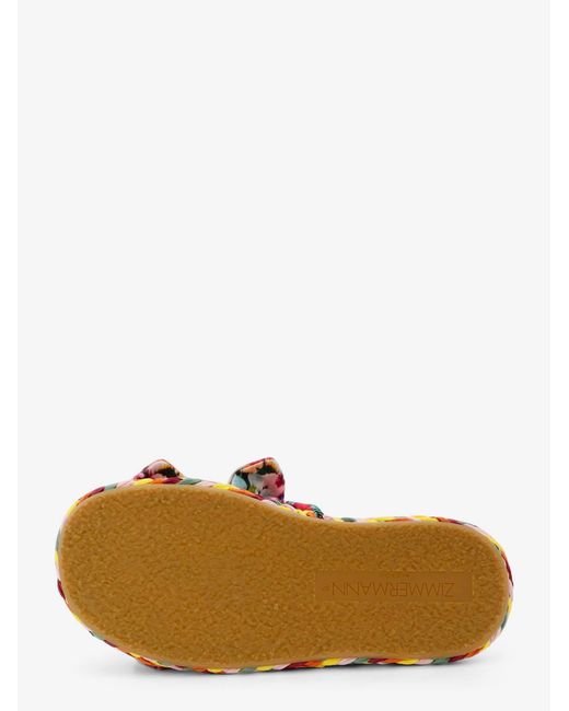 Zimmermann Multicolored Raffia Carousel Sandals