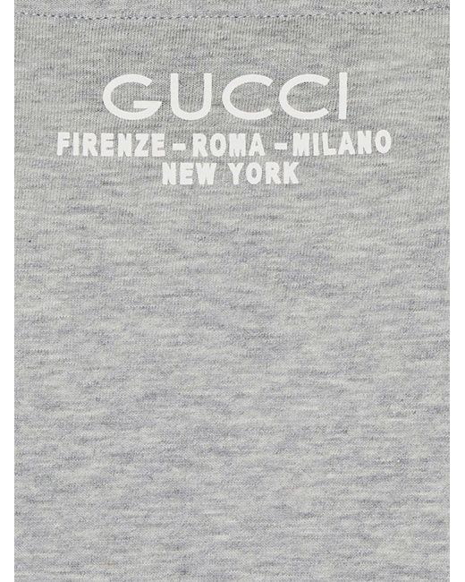 T-Shirt di Gucci in Gray da Uomo