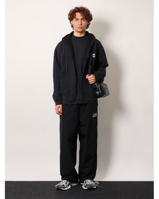 Balenciaga Blue Cotton Sweatshirt for men