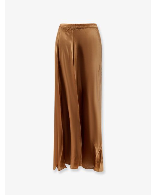 Mes Demoiselles Brown Calista Viscose Skirt