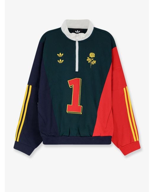 ADIDAS X WILLY CHAVARRIA Blue Watsonville Oversize Sweatshirt for men