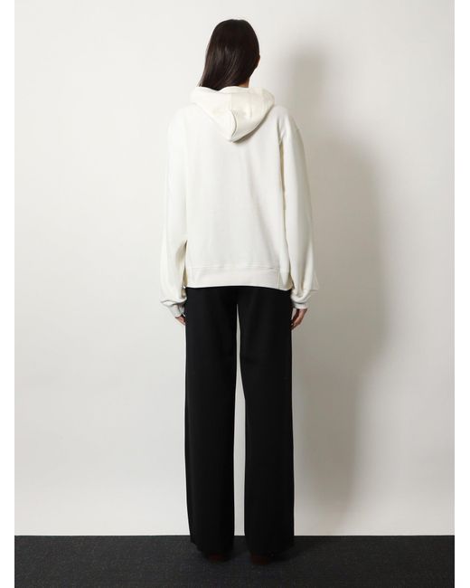 Gucci White Cotton And Cashmere Sweatshirt