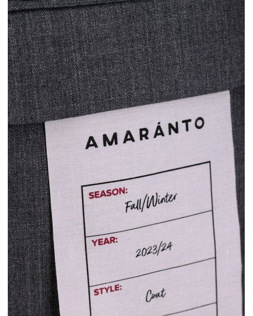 Amaranto Gray Blazer for men