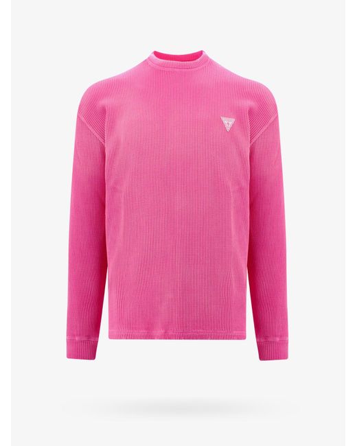 Guess USA Pink Sweater for men
