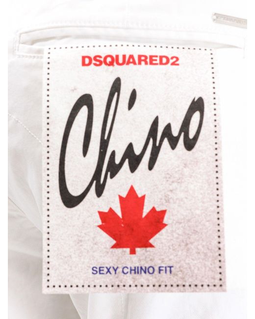 DSquared² White Sexy Chino for men