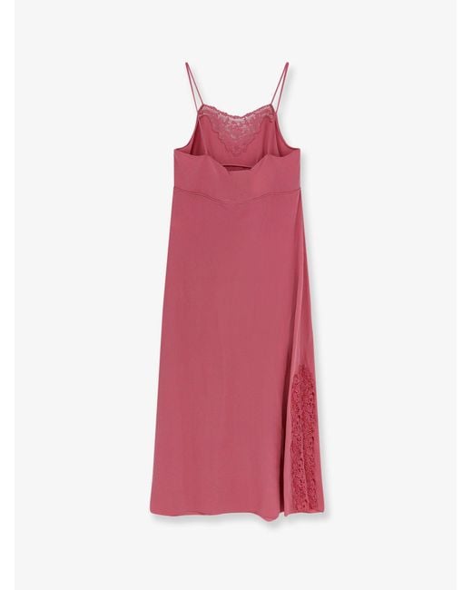 Chloé Pink Silk Long Slipdress