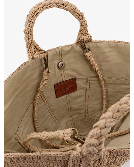 IBELIV Brown Soma Raffia Crossbody Bag