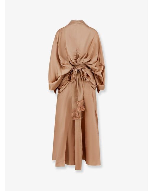 Zimmermann Natural Valiant Long Silk Dress